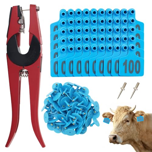 Cattle Ear Tags (Blue) - color: Blue