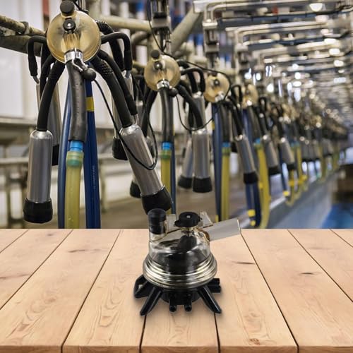Plastic Milking Claw for Cow and Goat Milking Machines, 150ml Capacity Milk Collector Tool with Manifold Design, Replacement Part for Farm Milking Systems