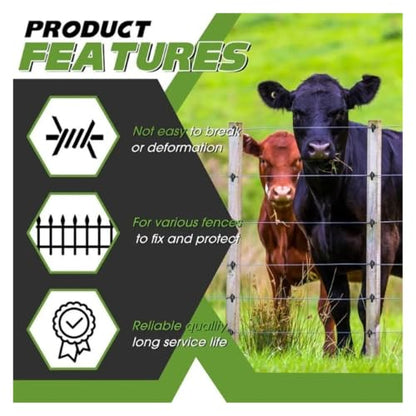 Electric Fencing Ring Insulators Farm Electric Fence Insulators Self Tapping Insulation Nail Wire Connections Livestock Insulator(20PCS) - color: 20PCS