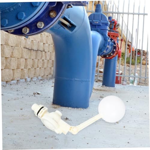 Adjustable Abs Float Valve with High Flow Rate for Automatic Water Level Control in Livestock Troughs and Hydroponics Tanks Plastic Construction Easy Installation