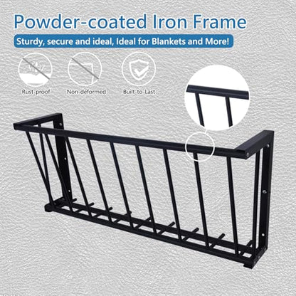 2Pcs Wall Mount Hay Rack, 40'' Long Livestock Hay Feeder with 25 Gallon Capacity, Carbon Steel Hay Feeder for Sheep, Goats, Horses, Indoor Outdoor Uses - size: 25INCH(2PCS)