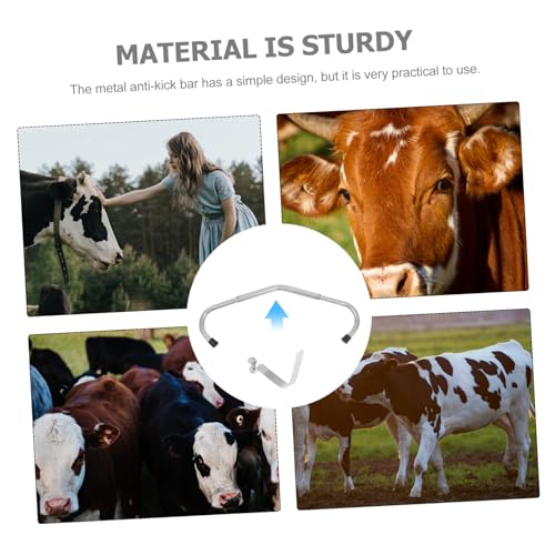 10pcs Cows Spring Clips Tool Dairy Kick-Stop Rod Shrapnel Device for Livestock Stick Management