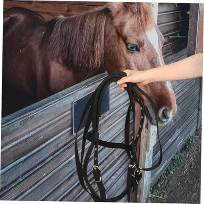 Adjustable Rope Halter Comfortable Nylon Material Matching Rope for Equestrian Training Travel and Everyday Use