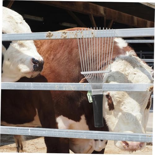 Abaodam 2pcs Sheep Grooming Brush Ergonomic Horse and Cattle Hair Remover for Livestock Easy to Use Back Scratcher Portable Design for Efficient Grooming and Massage