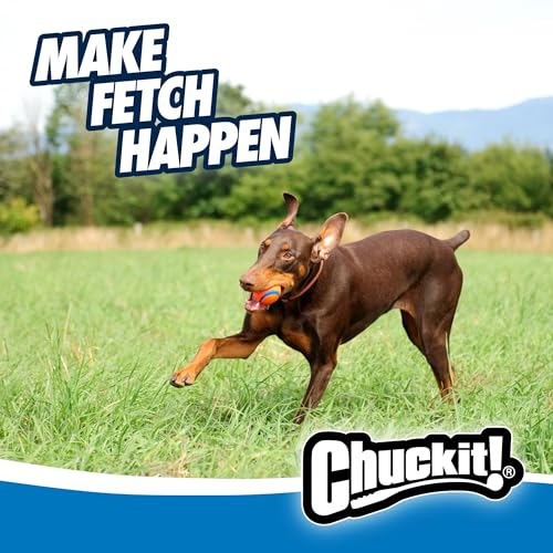 Chuckit! Ultra Ball Dog Toy - Size Large - For Dogs 60-100 lbs - Made from Durable Rubber - Super Bouncy - Floats in Water - 3-inch Diameter - Pack of 1 - color: Ultra, size: Large