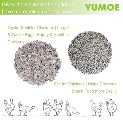 Metal Chicken Feeder Oyster Shell and Grit Dispensers for Chicken Coop Accessories - size: 4.5Lbs Feeder