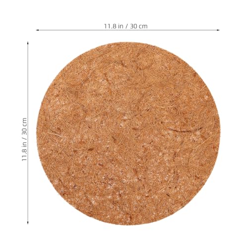 TOYANDONA 4 Pack Chicken Nesting Pads Coconut Fiber Egg Nesting Pads for Chicken Coop Laying Hen Nesting Pads for Egg Protection Rabbit Bird Dog and Cat Nesting Cushion 11.81 X 11.81 X 0.35 in