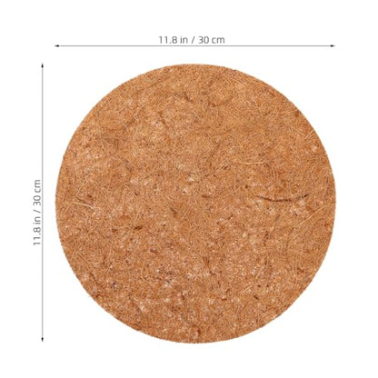 TOYANDONA 4 Pack Chicken Nesting Pads Coconut Fiber Egg Nesting Pads for Chicken Coop Laying Hen Nesting Pads for Egg Protection Rabbit Bird Dog and Cat Nesting Cushion 11.81 X 11.81 X 0.35 in