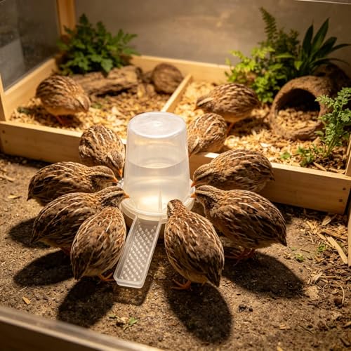 Baby Chick Feeder and Waterer Set, Poultry Starter Kit, Chick Feeder & Gravity Waterer, Compact Brooder Supplies for Chicks, Ducklings and Small Poultry (A) - color: A