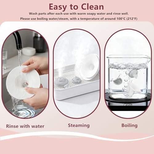1 Pack M9 Full Set Breast Replacement Part for Momcozy Upgraded Mobile Flow | Upgraded M9, Including 24mm Flange, Gray Valve, Gray Diaphragm,Storage Bottle with Lip,Not Original Parts,One Overall-21mm - size: 1 Set Overall-Gray 21mm