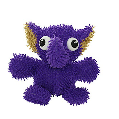 MIGHTY® 2 Pack Microfiber Medium Elephant Dog Toys | Ultra Durable Plush Toy with Multiple Layers & Reinforced Seams , Washable and Floats , Mighty® Construction - color: 2PK Elephant Purple