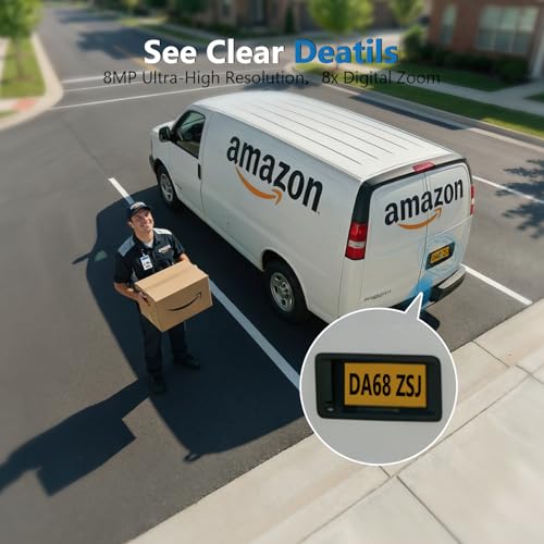 4K Security Cameras Wireless Outdoor with local storage Base,No Subscription Required,Solar-Powered,Home Security Cameras System with 360° Pan&Tilt,Auto Tracking,5G & 2.4G Router Compatible,2 cam kit - size: 2 Cam kit