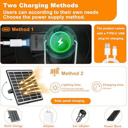 2-Pack Solar Chicken Coop Light with Timer, Barn Light for Horse Arenas, Pig Farms | 3-Mode Spectrums, IP66 Waterproof & 22ft Cord | Outdoor Lighting for Stables, Goat Sheds, Poultry Coop