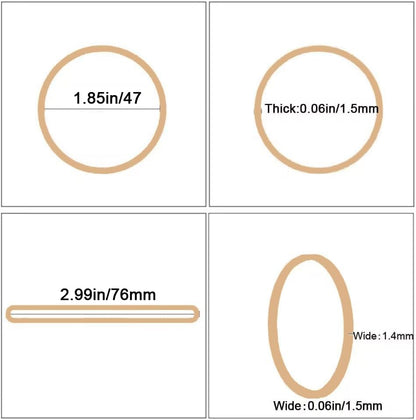 AMUU Rubber Bands Size 18 500pcs Elastic Rubber Bands for Office Supplies | Heavy Duty Small Rubber Bands for School Home Money Flower