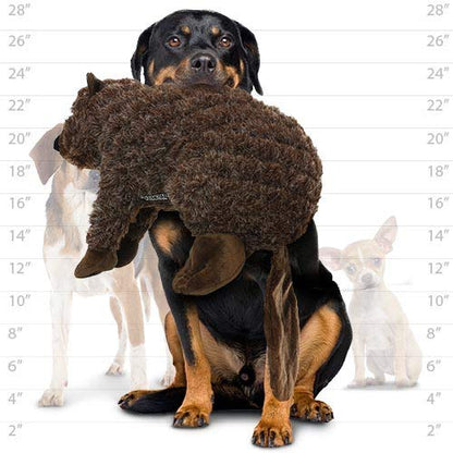 MIGHTY® 2 Pack Massive Beaver Ultra Plush Dog Toys | Multiple Layers & Reinforced Seams , Washable and Floats , Mighty® Construction - color: 2PK Brown Beaver