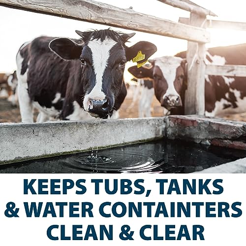 Airmax Stock Tank Defense, Livestock Water Trough Cleaner, Clean Drinking Tanks for Horse, Cattle, Goat & Chicken, Safe & Easy-to-Use Cleaning Tablet Treatment for Farming & Agricultural Use, 6 Tabs - size: 6 Tablets
