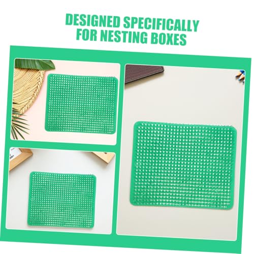 balacoo 4pcs Nesting Pads for Chicken Coop: Washable Nesting Box Liners for Hen Laying Boxes - Bedding Pad for Eggs - Essential Poultry Supplies
