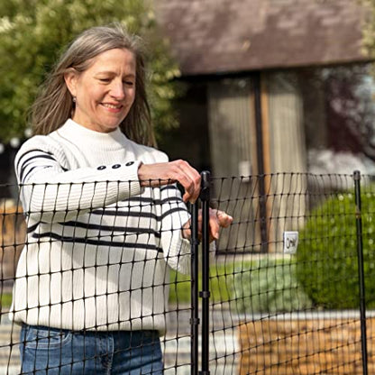 Omlet Chicken Fencing | High Poultry Netting with Door | Significantly Higher Than Other Moveable Fencing Options on The Market | Give Your Chickens More Space | 105ft - size: 13.0"L x 26.9"W x 12.0"H