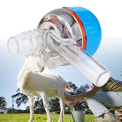 Goat Milking Claw Milk Collector Cup, Milker Claw for Goat and Sheep Milking Machine, Food - Grade Plastic Replacement Part with Simple Operation for Farm Milking Systems