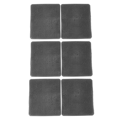 Aramox 6 Pack Washable Chicken Nesting Pads, Breathable Reusable Nesting Box Liners for Laying Hens, with PE Material for Chicken Coop Poultry Boxes (Gray) - color: Gray