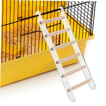 DECHOUS Bird Indoor Toy Small Pet Ladder Bird Biting Ladder Toy for Chicken Coop Parrot Cage