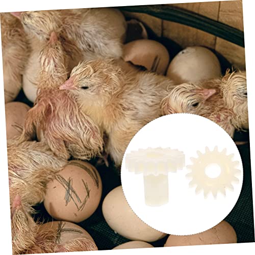 SUPVOX 30 Pcs Automatic Egg Turner Incubators Incubator for Chicken Eggs Automatic Egg Incubator Hatching Machine Supplies Gear for Incubator Egg Turning Gear Incubator Parts Copper Motor, Beigex3pcs