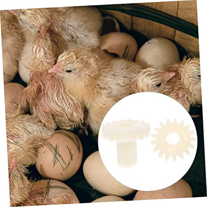 SUPVOX 30 Pcs Automatic Egg Turner Incubators Incubator for Chicken Eggs Automatic Egg Incubator Hatching Machine Supplies Gear for Incubator Egg Turning Gear Incubator Parts Copper Motor, Beigex3pcs