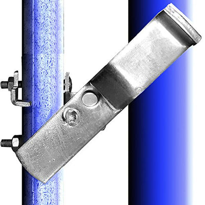 Jake Sales 2-1/2 Inch Chain Link Fence Single Gate Fulcrum Latch. Fits 1-5/8inches or 1-7/8inches Gate Frame. Latches to 2-1/2inches Post. Galvanized for Corrosion Protection. - size: 2-1/2 Inch