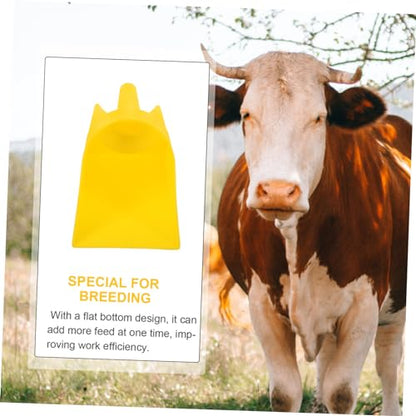 Abaodam Thickened Feed Shovel for Livestock Durable Farm Tool with Ergonomic Handle Easy to Clean Feed Scoop for Poultry Feeding Supplies