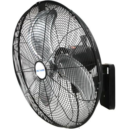 BILT HARD 18 in. Wall Mounted Outdoor Fan, 4150 CFM 3-Speed Heavy Duty Industrial Outdoor Weatherproof Fan for Commercial, Patio, Garage and Gazebo - size: 18 Inch