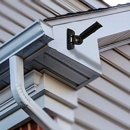 Black Flag Pole Mounting Bracket - Adjustable Durable Fade Resistant Outdoor Display for House Yard Porch Wall Patriotic Decor