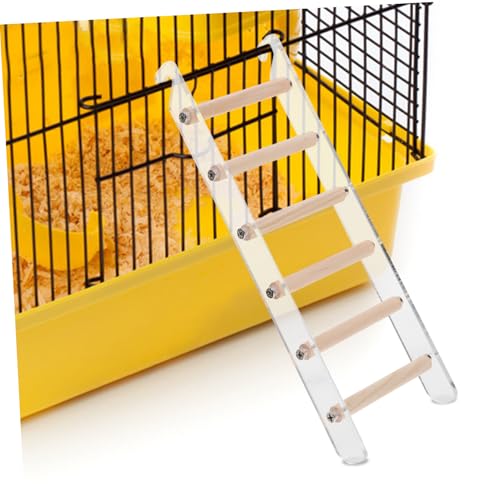Bird Ladder for Parrots and Small Birds Climbing Perch Efficient Space Utilization Encourages Activity and Exercise Birdcages and Design for Hamsters Cockatiels and Budgerigars
