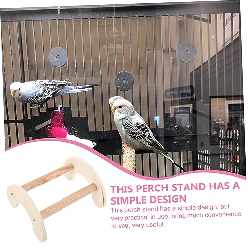 Beaupretty Wooden Chicken Perch Stand for Birds and Roosting Bar for Chickens and Parrots Easy to Install Promotes Fun and Exercise for and Cages
