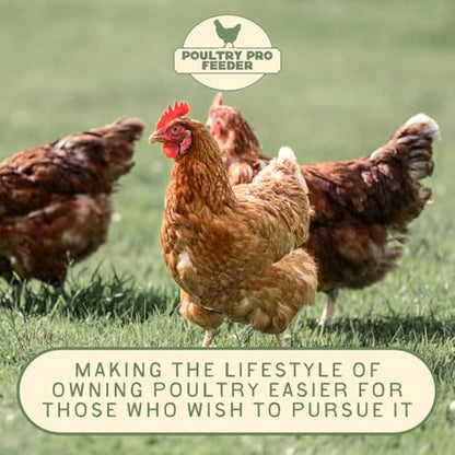 The Original Poultry Pro DIY Chicken Feeder Kit - Single Port Weatherproof - As Seen On Shark Tank, Gravity Fed Chicken Feeder, for Buckets, Bins & Troughs (Bucket & Hole Saw Not Included) - 1 Port - style: Original Feeder 1 Pack