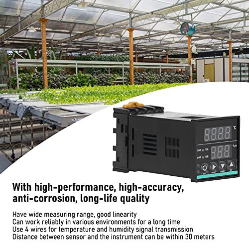 Temperature Humidity Controller, Digital Smart Monitor, AC85 - 265V - Sensors, Wide Measuring Range, Industrial Use