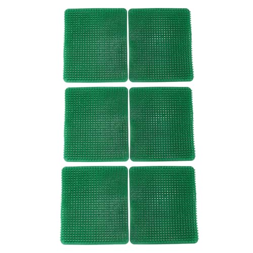 YOUTHINK 6 Pack Washable Nesting Pads, Chicken Nesting Boxes, 12.5 X 11.5 Inch Liners, Reusable Mats, Soft and Proof Water, Cushioned and Breathable, Scratch impervious, Easy to Cut (Green) - color: Green