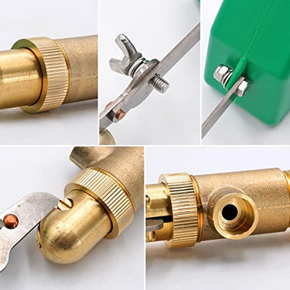 2Pcs Brass Float Valve 1/2 Inch Livestock Water Tank Float Valve with Adjustable Arm for Water Trough Water Float Valve for Automatic Waterer,Aquariums,Ponds,Aquaculture, Hydroponics