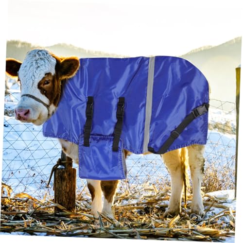 GANAZONO Calf Winter Coat Windproof Thickened Blanket for Calves Soft Comfortable Belly Protection Flexible Sizing for Cold Weather