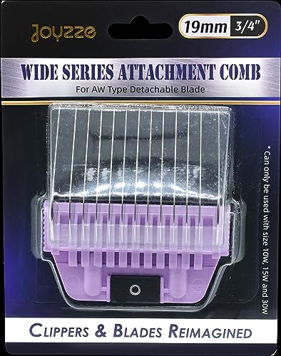 A Series Wide 19mm 3/4' Metal Comb, Dog Grooming Blades for Smooth Coat, Professional, Durable and Precise for Trimming and Finishing, Compatible with A Series Clippers - size: A Series Wide 19mm (3/4") Metal Comb
