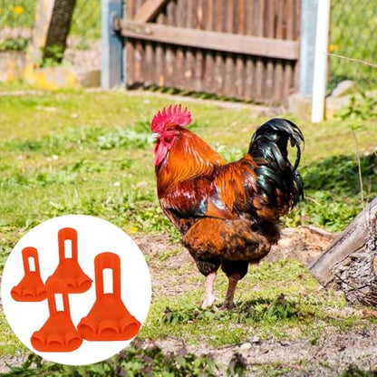 Chicken Leg Splint for Poultry - 4 Sizes, Ideal for Fixing Fractures, Curled Toes, Osteoarthritis & Plantar Warts in Chickens, Ducks, and Geese (Orange-for Chicken Leg)