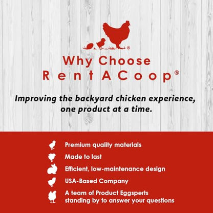 RentACoop Chick Swing and Versatile Chick Feeder Waterer and Accessory Stand Set