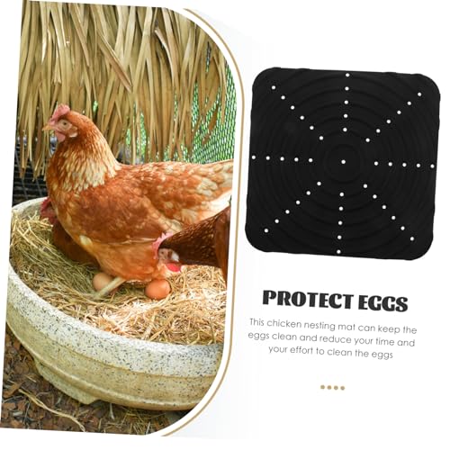 Silicone Pet Mat Chicken Nesting Pad Washable Nesting Box Liners for Hens Chicken Coop Supplies