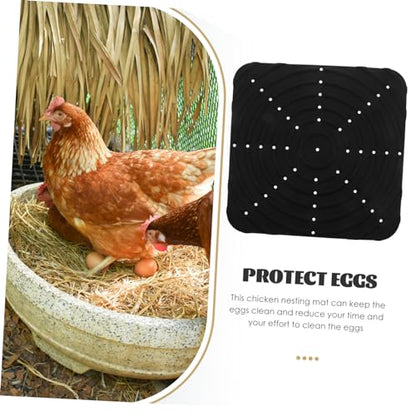 Silicone Pet Mat Chicken Nesting Pad Washable Nesting Box Liners for Hens Chicken Coop Supplies