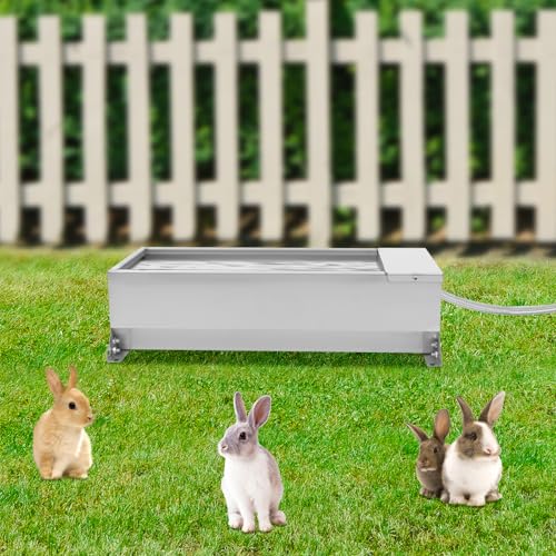 Automatic Livestock Water Tank,Large Capacity Self Filling Dog Waterer Tank Animal Drinking Water Bowl Stainless Steel with Hose for Dog Horse Goat Pig Cow