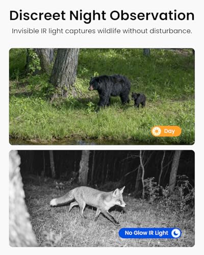 REOLINK 4K Dual Lens 4G Cellular Trail Camera, Auto Tracking Security Camera Wireless Outdoor, 6X Hybrid Zoom, SIM Card Included, IP66 Waterproof for Wildlife, TrackMix LTE Trail