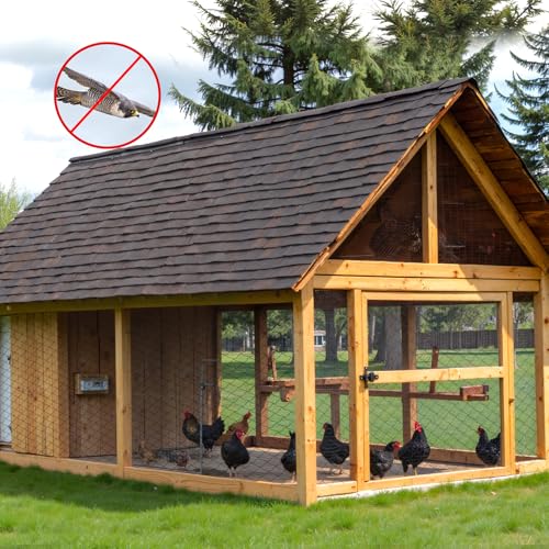 Unves Bird Netting 25' x 50' with 2.4" Square Mesh Bird Net for Chicken Coop, Heavy Duty Nylon Poultry Netting for Garden Protect Fruit Trees, Vegetables and Plants Against Birds, Deer - size: 25' x 50'