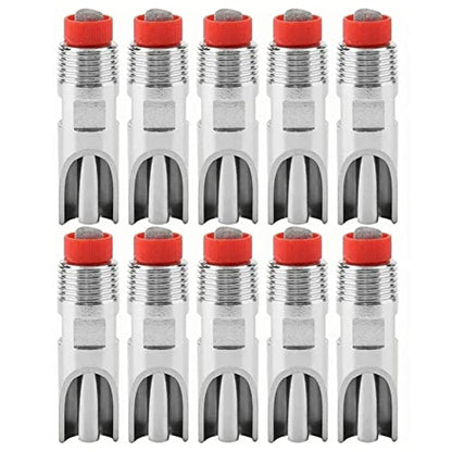 10Pcs pigs Nipple Waterer for Barrel Kit , Automatic pigs Nipple Waterer adjust avoid Leakage Nipple Drinker Feeder for Cattle Horses Pigs