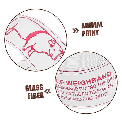 GANAZONO Cattle Weight Measuring Tape Multi Functional Livestock Measurement Tool for Cattle Pigs Horses Compact and Portable Design for and Accurate Weight Tracking