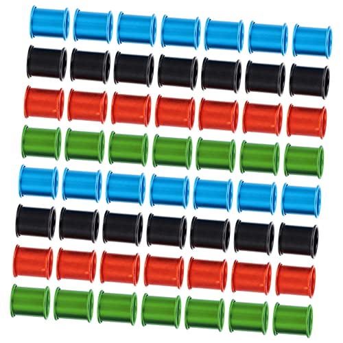Toddmomy 100PCS Colorful Pigeon Foot Rings for Bird Identification Sturdy Aluminum Leg Bands for Poultry Multi-Color Tags Suitable for Pigeons and Chickens Random Color