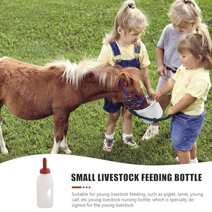 DOITOOL Calf Nursing Bottle with Handle 2L Thickened Livestock Milk Feeder for Cattle Sheep Young Animals Feeding Equipment